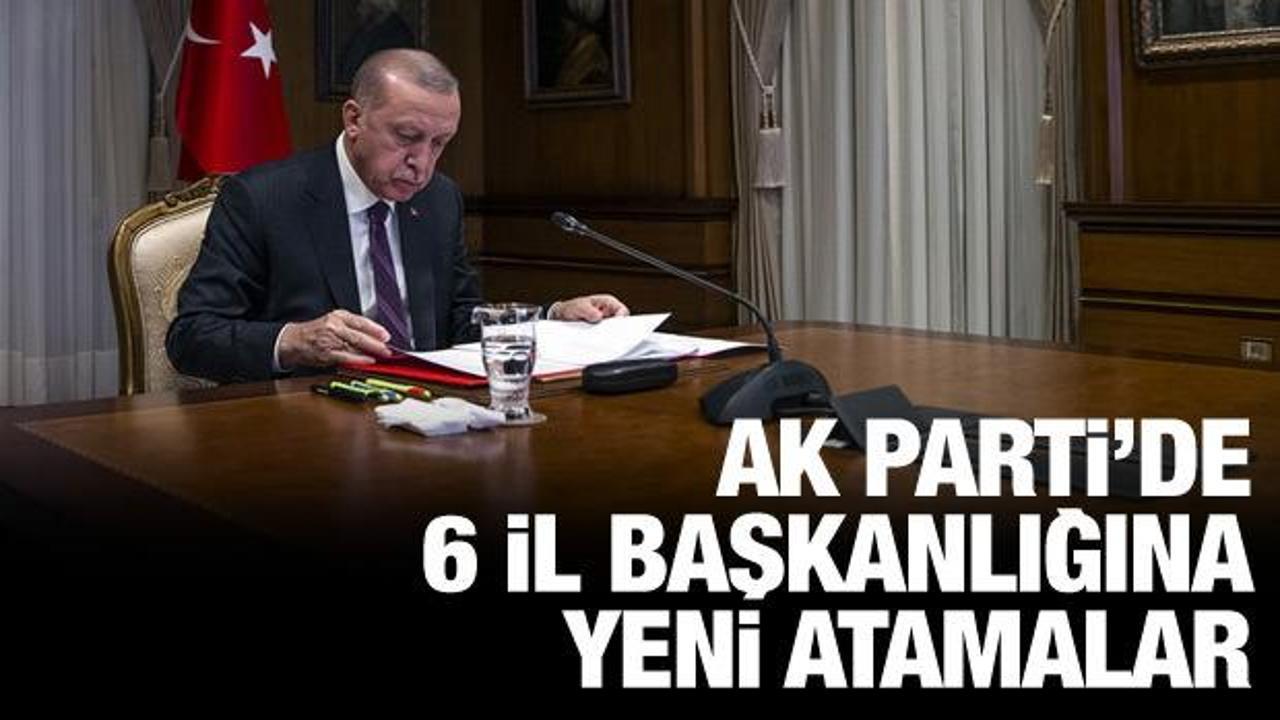 AK Parti de 6 il başkanlığına atama Personel Sağlık Net