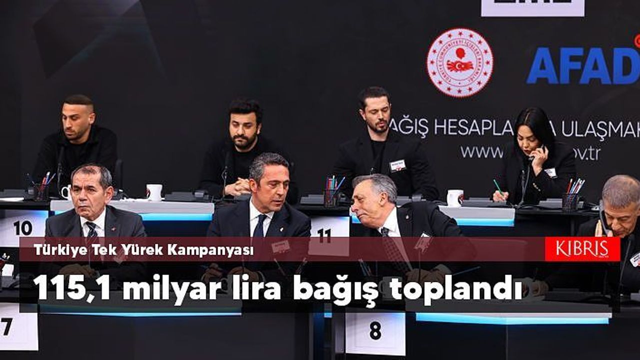 Türkiye tek yürek: 115,1 milyar liralık bağış rakamına ulaşıldı