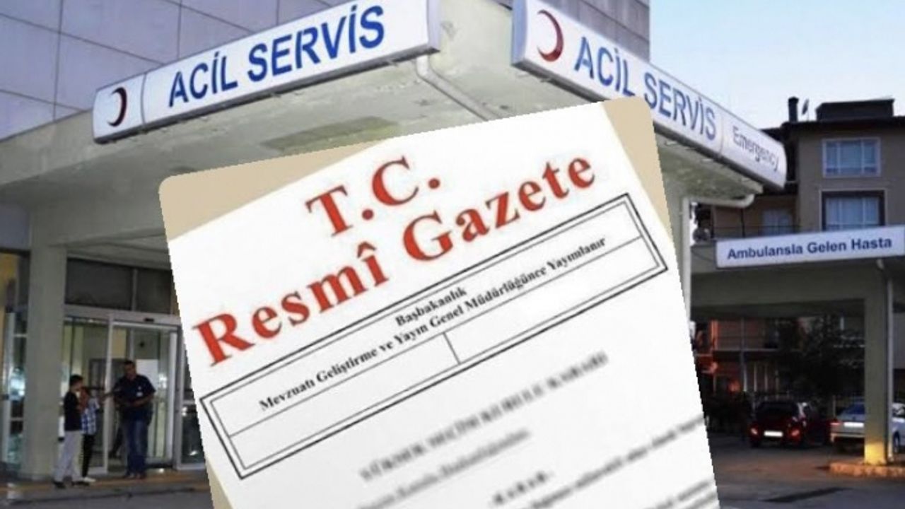 Acil Servis Usul ve Esasları Hakkında Tebliğde değişiklik