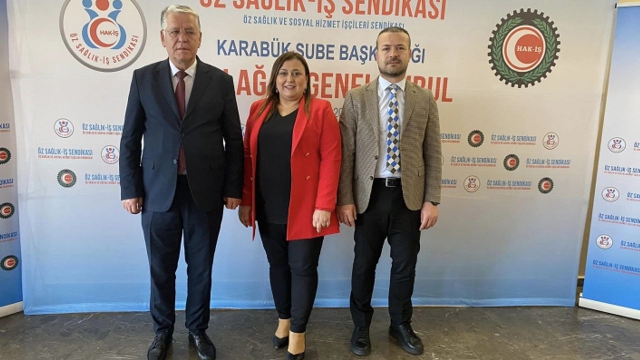 Öz Sağlık İş Sendikası  Olağan Genel Kurulunda Ekemen Güven tazeledi.