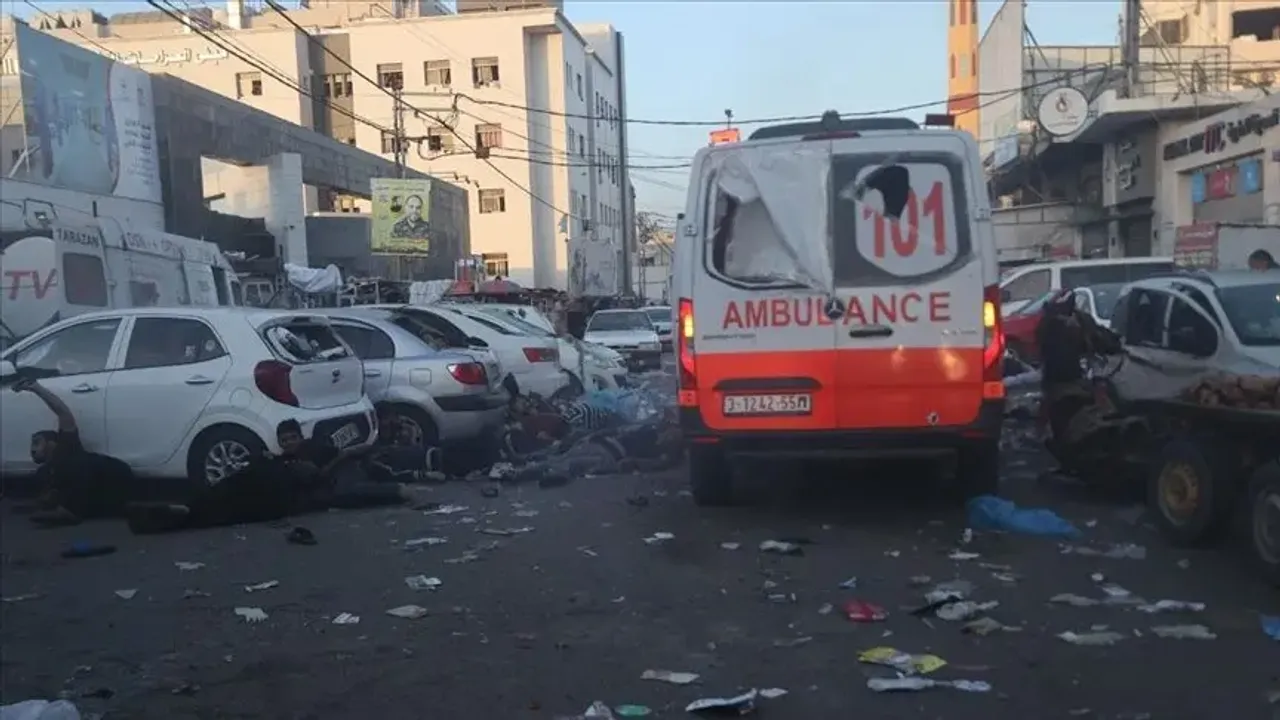İsrail Ambulansı Vurdu: 4 sağlıkçı şehit