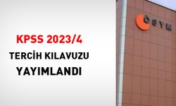 KPSS 2023/4 tercih kılavuzu yayımlandı