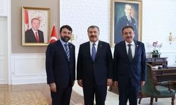 AK Parti Karabük Milletvekilleri Sağlık Bakanı Fahrettin Koca'yı Ziyaret Etti