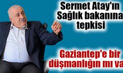 Sermet Atay'ın Sağlık bakanına tepkisi! Gaziantep'e bir düşmanlığın mı var?