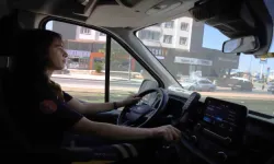 2 milyonluk şehrin tek kadın ambulans sürücüsü