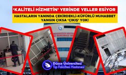 Hastanede, güvenlikçilerin çekirdek çitlemesi yerel basının gündeminde