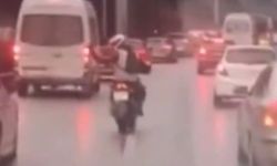 Motosiklet sürücüsünden alkışlanacak hareket: Sağlık Bakanı Koca paylaştı
