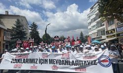 Memur-Sen'e bağlı sendikalar Bolu'dan Ankara'ya yürüyor