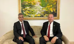 Memişoğlu, KKTC Sağlık Bakanı Dinçyürek ile bir araya geldi