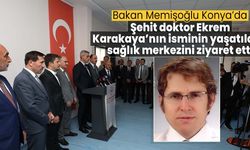 Bakan Memişoğlu,  Şehit Uzm. Dr. Ekrem Karakaya Sağlıklı Hayat Merkezi’ni ziyaret etti