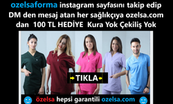 Takip edip DM den mesaj atan her sağlıkçıya 100 TL HEDİYE Kura yok Çekiliş Yok