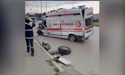 TIR ile ambulans çarpıştı; 1 yaralı!