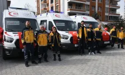 Sağlık Bakanlığınca Malatya'ya gönderilen 9 ambulans ile 6 araç hizmete alındı