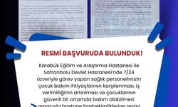 Karabük Genç Sağlık Sen'den Sağlık Çalışanları İçin 7/24 Kreş ve Çocuk Bakımevi Talebi