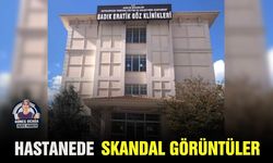 Hastanede skandal görüntüler