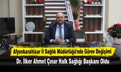 Sağlık Hizmetleri Başkanı, Halk Sağlığı Başkanı olarak atandı