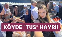 Video- TUS’u Kazanan Doktor Köyüne Döner İkram Etti