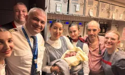 THY uçağında doğuma doktor müdahalesi