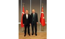Ali Yalçın, Cumhurbaşkanı Recep Tayyip Erdoğan ile görüştü.