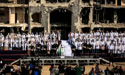 Gazze'de 170 doktor için mezuniyet töreni düzenlendi