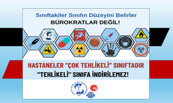 Hastanelerin Çok Tehlikeli Sınıftan Tehlikeli Sınıfa İndirilmesine Sendikadan Tepki