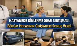 Hastanede Dinlenme Odası Tartışması: Bölüm Hocasının Girişimleri Sonuç Verdi