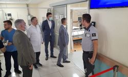 Vali Aktaş Hastane Birimlerinde İnceleme Yaptı