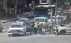 Kuryeyi Polisin 'Heimlich' Manevrası Kurtardı