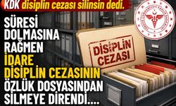 KDK'dan Sağlık Bakanlığı'na Tavsiye: Süresi Dolan Disiplin Cezası Özlük Dosyasından Silinsin