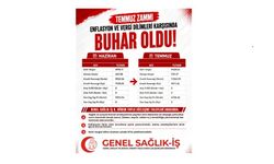 Genel Sağlık-İş: Enflasyon ve Vergi Dilimi Temmuz Zammını Yuttu!