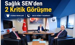 Sağlık SEN'den 2 Kritik Görüşme