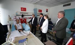 Sağlık-Sen’den Gazilere Ziyaret