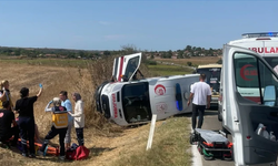 Ambulans kazası: 3’ü sağlık personeli 5 kişi yaralandı