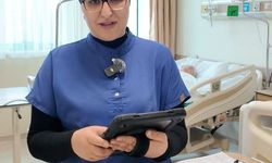 Hemşire kayıtları dijitale taşındı, her servise iki tablet verildi