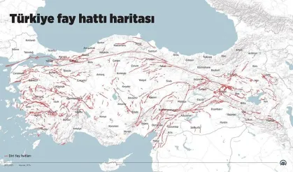 Türkiye deprem risk haritası güncellendi