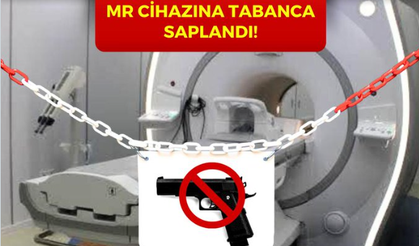 Devlet Hastanesi’nde Skandal: MR Cihazına Tabanca Saplandı!