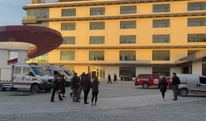 Hastanede çıkan yangın büyümeden söndürüldü