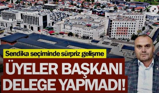 Kendi çalıştığı hastanede delege seçilemedi