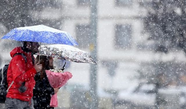 Pazar günü sıcaklıklar 10 derece düşüyor, kar geliyor