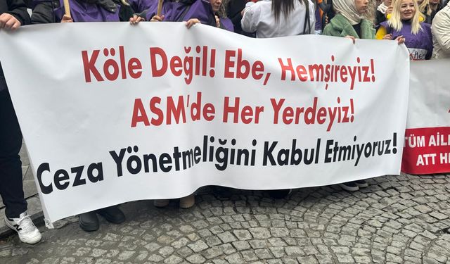 Sağlık çalışanları İstanbul İl Sağlık Müdürlüğü ses yükseltti