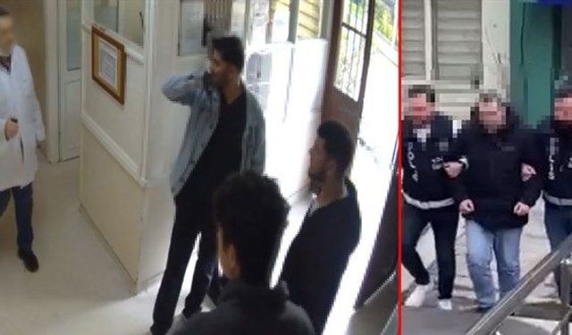 Hastanede biber gazı ve silah paniği: Doktor tutuklandı