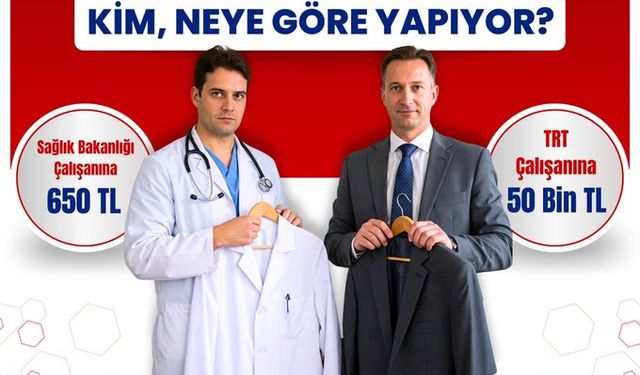 Sağlık Çalışanlarına 650 TL, TRT Çalışanlarına 50.000 TL Giyim Yardımı