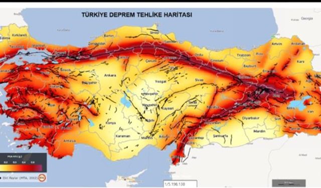 Deprem Haritası Güncellendi: 485 Fay Segmenti Var