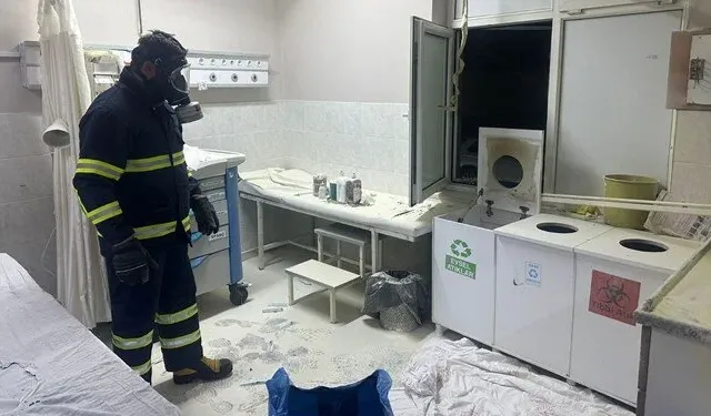 Hastane acil servisindeki patlamada 1 hemşire tutuklandı