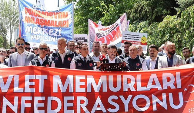 Devlet Memurları Konfederasyonu’ndan Toplu Sözleşme Öncesi Tarihi Çıkış