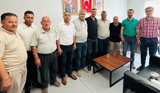 Muhtarlardan Hastane Müdür Yardımcısı Sercan Açıkyol’a Teşekkür Ziyareti