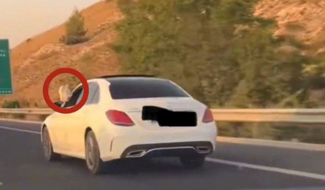 Ayakları dışarıda araç kullanan kişi başsavcı çıktı