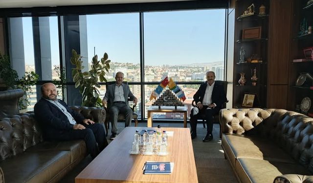Sağlık-Sen Genel Başkanı Doğan, Düzce İl Sağlık Müdürü ve Şube Başkanını Ağırladı