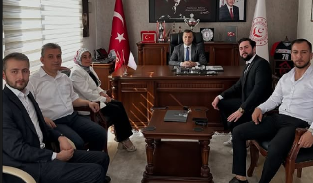 Karabük Genç Sağlık-Sen Şube Yönetimi’nden Aile ve Sosyal Hizmetler Müdürü’ne Ziyaret