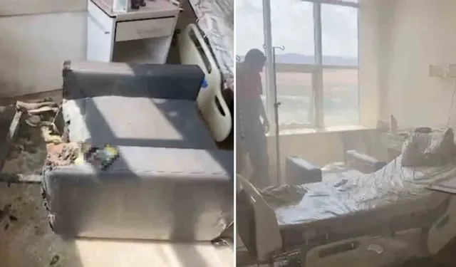 Hastane odasında hem sigara içtiler hem yangın çıkardılar